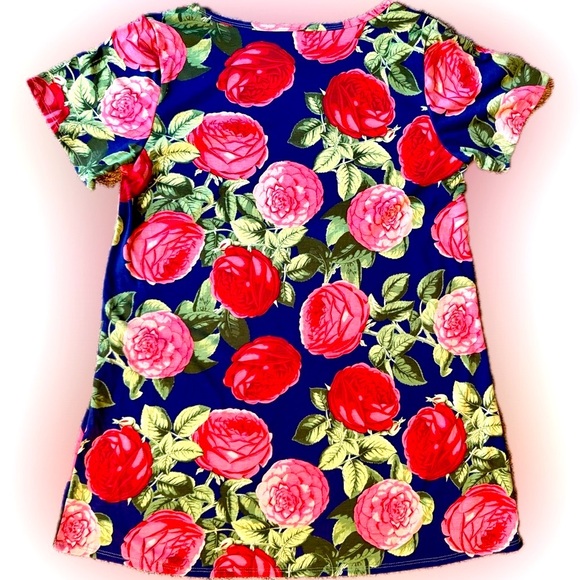 LuLaRoe Floral Print Classic T - Picture 2 of 3